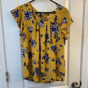 Blu Pepper Larger Floral Top
